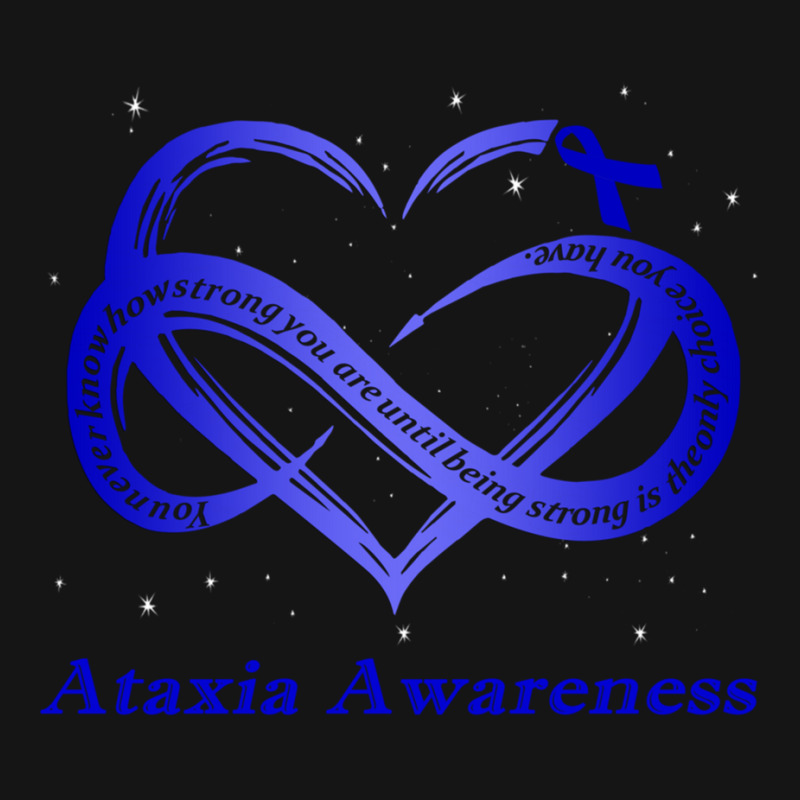 I Wear Blue For Ataxia Awareness Warrior Pullover Hoodie Mesh cap by cm-arts | Artistshot