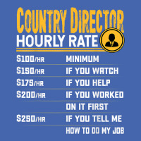 Funny Country Director Hourly Rate Mesh Cap | Artistshot