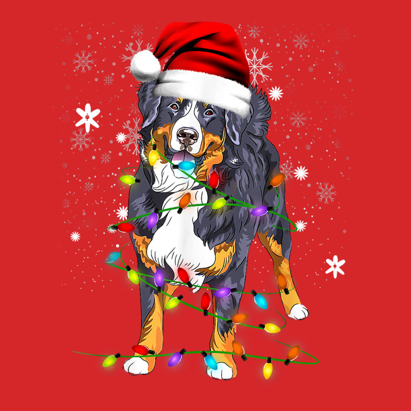 Bernese Mountain Dog Lights Christmas Matching Family T-shirt Trucker Cap by cm-arts | Artistshot