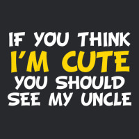 Kids If You Think I'm Cute You Should See My Uncle Trucker Cap | Artistshot