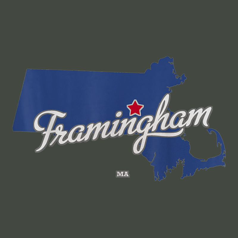 Framingham Massachusetts Ma Map T Shirt Trucker Cap by cm-arts | Artistshot