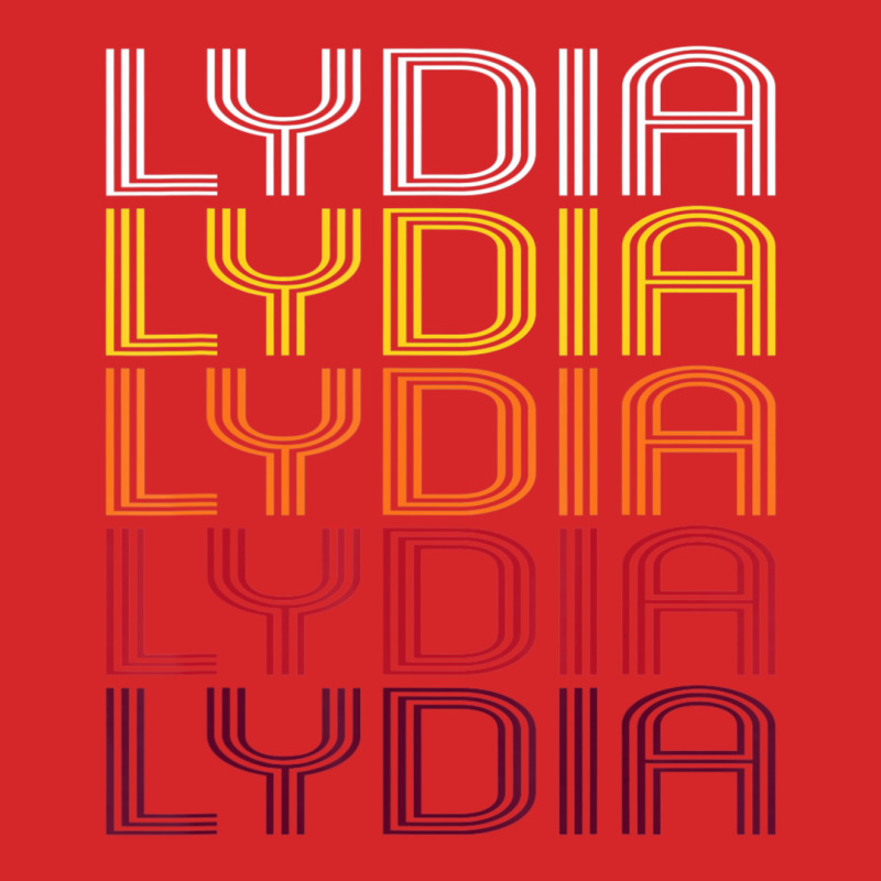 Lydia Retro Wordmark Pattern Vintage Style Trucker Cap | Artistshot