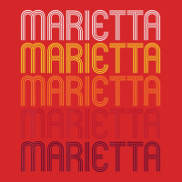 Marietta Retro Wordmark Pattern Vintage Style Trucker Cap | Artistshot