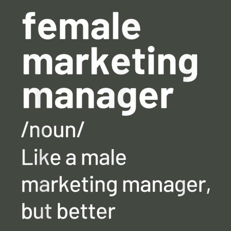 Female Marketing Manager Definition T Shirt Trucker Cap by cm-arts | Artistshot