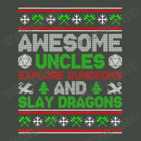 Mens Awesome Uncles Tabletop Christmas D20 Ugly Sweater Trucker Cap | Artistshot