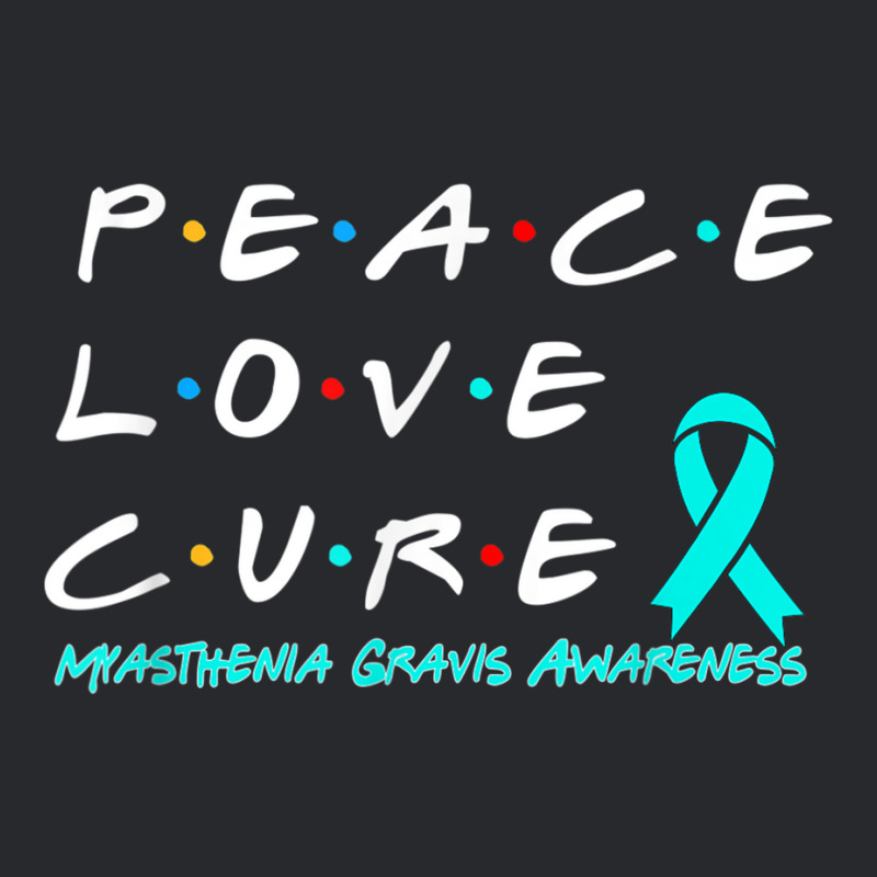 Myasthenia Gravis Awareness Peace Love Cure T Shirt Trucker Cap | Artistshot