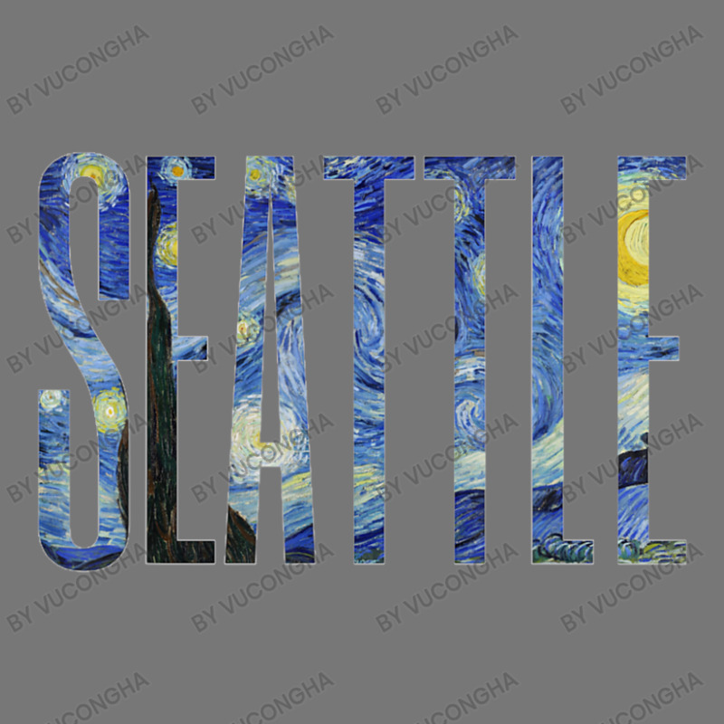 Seattle Van Gogh Starry Night Art Vincent Van Gogh Painting Camo Snapback | Artistshot