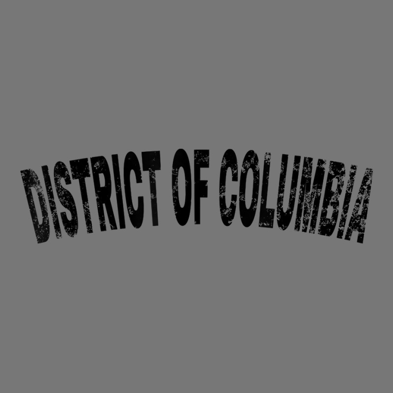 Vintage District Of Columbia Black Text Apparel T Shirt Camo Snapback by cm-arts | Artistshot