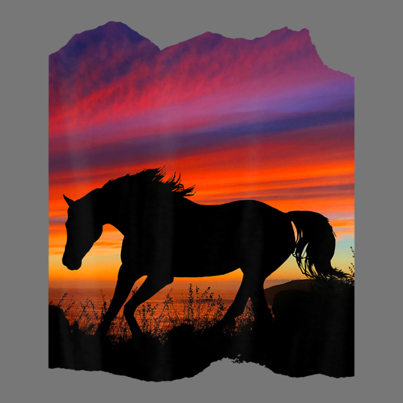 Beautiful Arabian Horse Sunset Silhouette Orange Purple Blue Camo Snapback by cm-arts | Artistshot