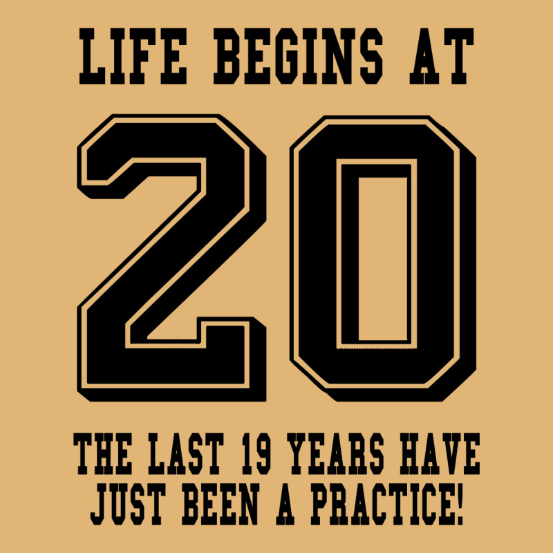 Life Begins At 20... 20th Birthday Vintage Short | Artistshot