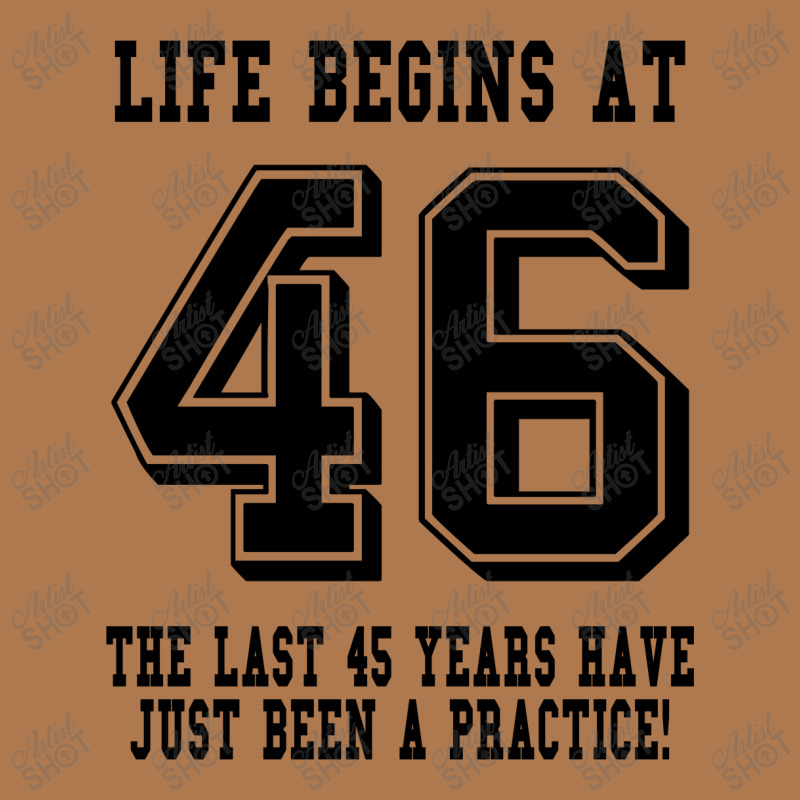 46th Birthday Life Begins At 46 Vintage Hoodie | Artistshot
