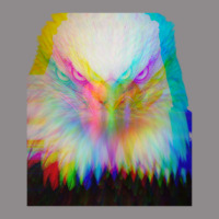 Hypnotic Eagle Portrait Wild Flat Bill Snapback Cap | Artistshot