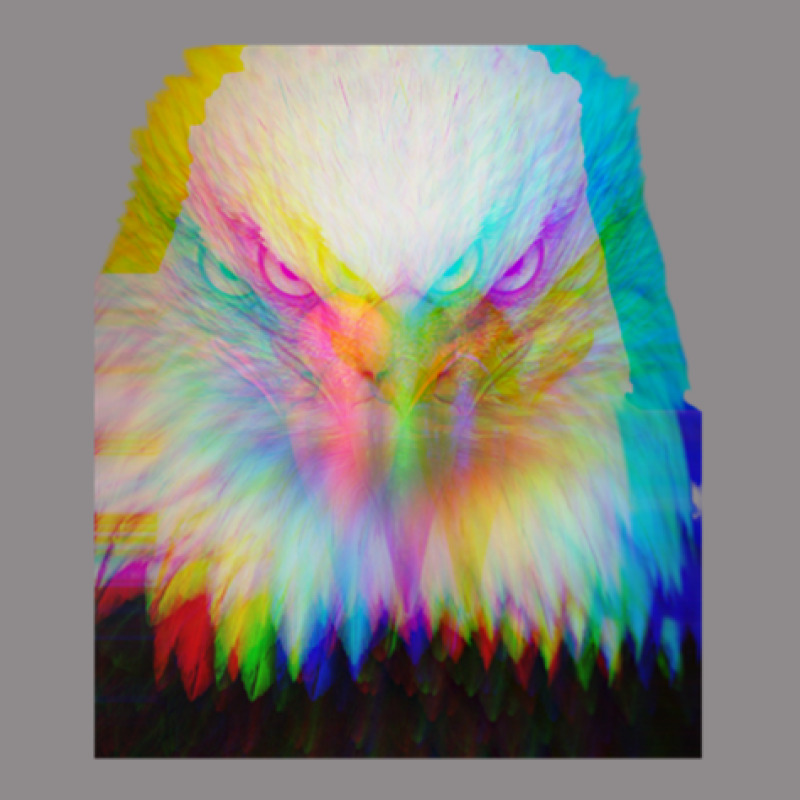 Hypnotic Eagle Portrait Wild Flat Bill Snapback Cap by JimenaBauer | Artistshot