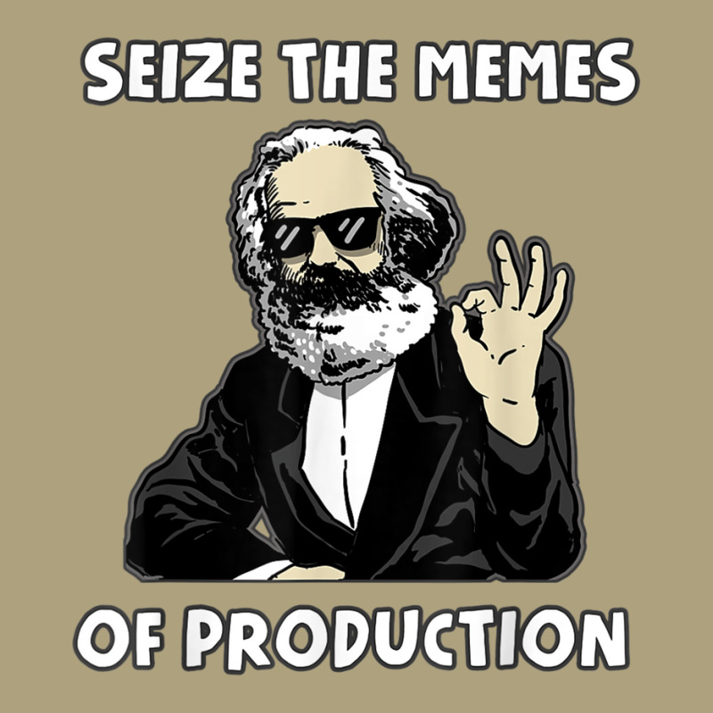 Seize The Memes Of Production Funny Karl Marx Communist Meme Flat Bill Snapback Cap by xodagahewe | Artistshot