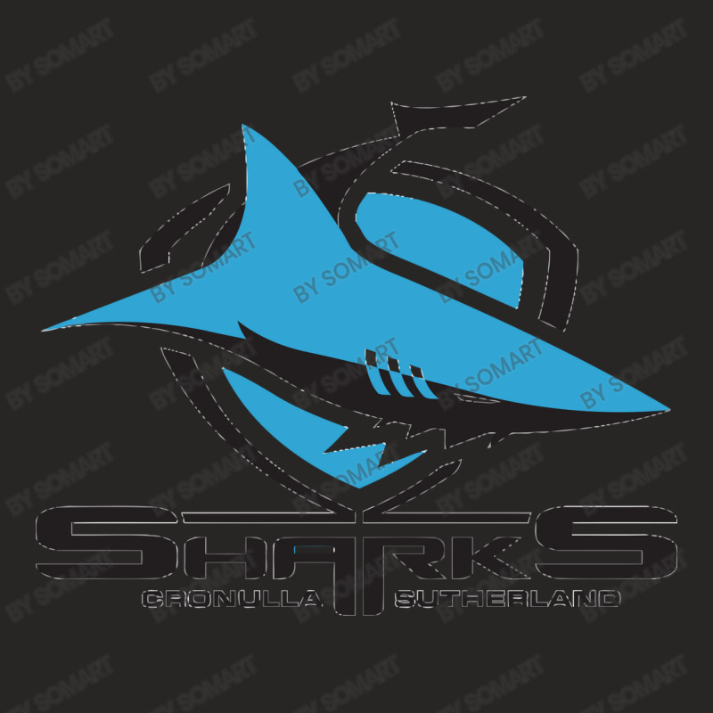 Cronulla Sharks Ladies Fitted T-Shirt by SomArt | Artistshot