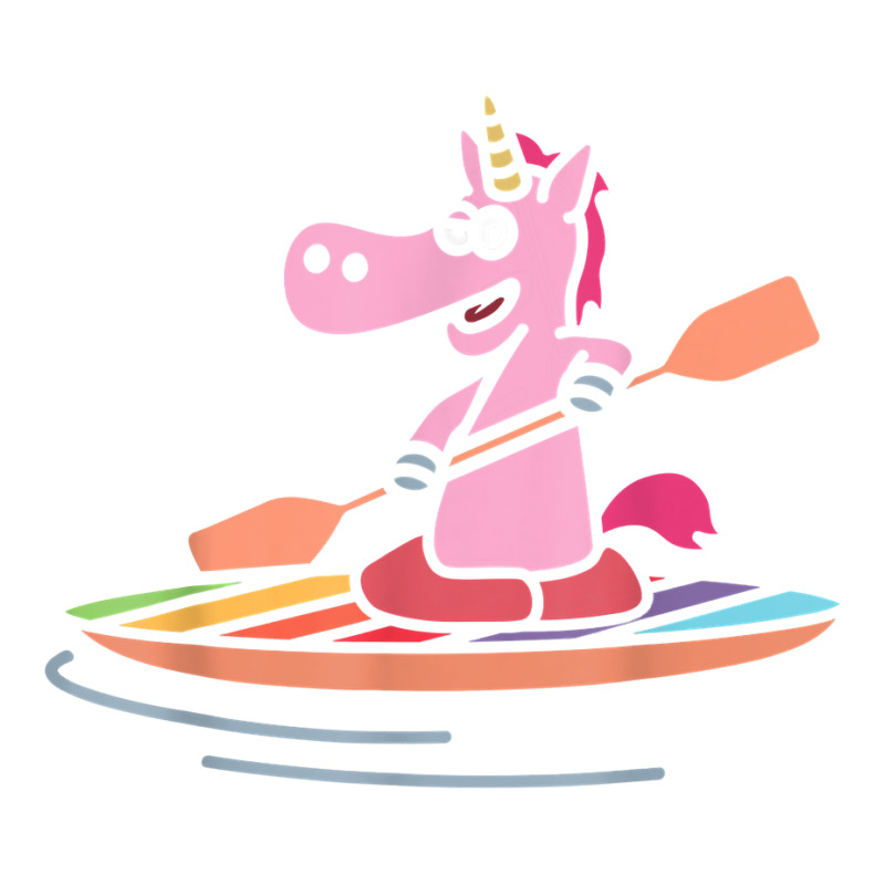 Magical Unicorn Rowing Kayak Canoeing Kayaking Paddling T Shirt Take Out Paper Bag - 14 X 10 X 15 1/2 | Artistshot