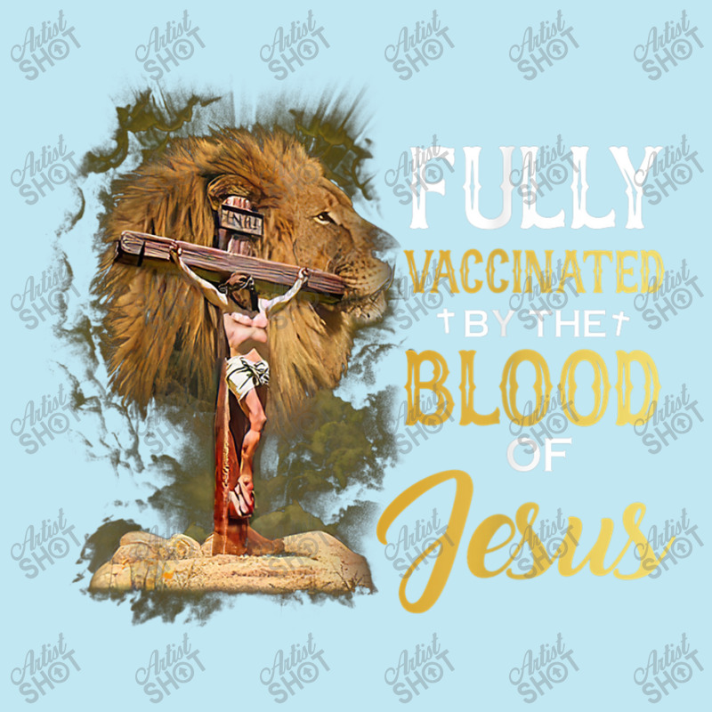 Jesus Fully Vaccinated By The Blood Of Jesus Cross Faith Christian Urban Heavy T-shirt | Artistshot