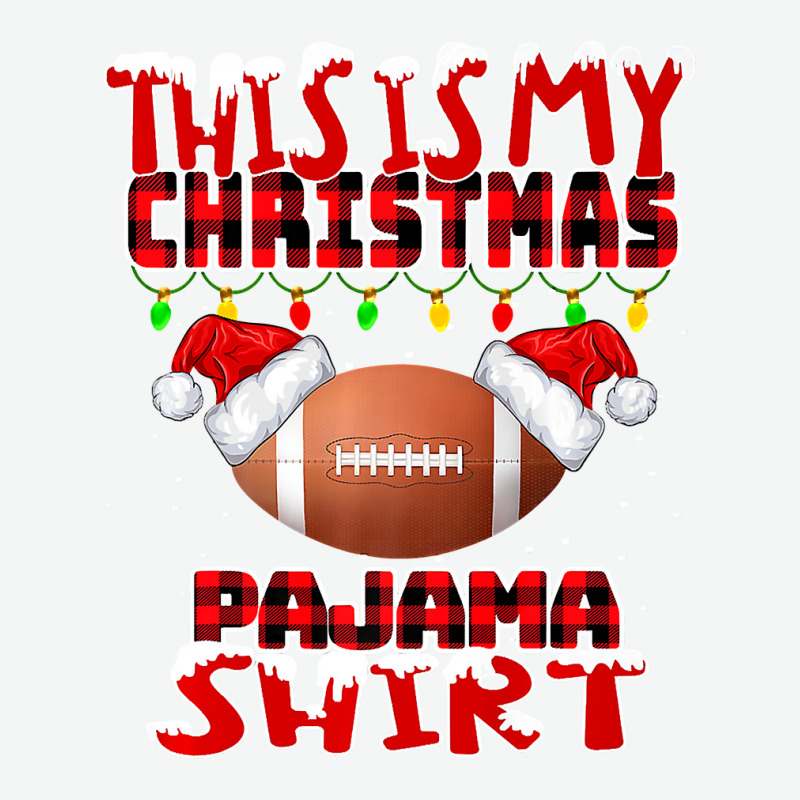 Football This Is My Christmas Pajama Football Xmas Boys Men 377 Urban Heavy T-shirt by permad | Artistshot