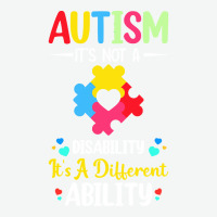 Autism Its Not A Disability Its A Dif T  Shirt Autism It's Not A Disab Urban Heavy T-shirt | Artistshot