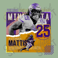 Alexander Mattison Football Paper Poster Vikings Urban Heavy T-shirt | Artistshot