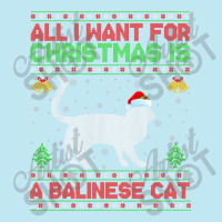 Thanksgiving Funny Ugly All I Want For Christmas Is A Balinese Cat Urban Pullover Hoodie | Artistshot