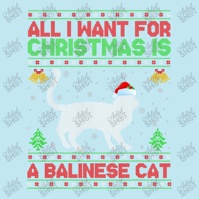 Thanksgiving Funny Ugly All I Want For Christmas Is A Balinese Cat Urban Pullover Hoodie | Artistshot