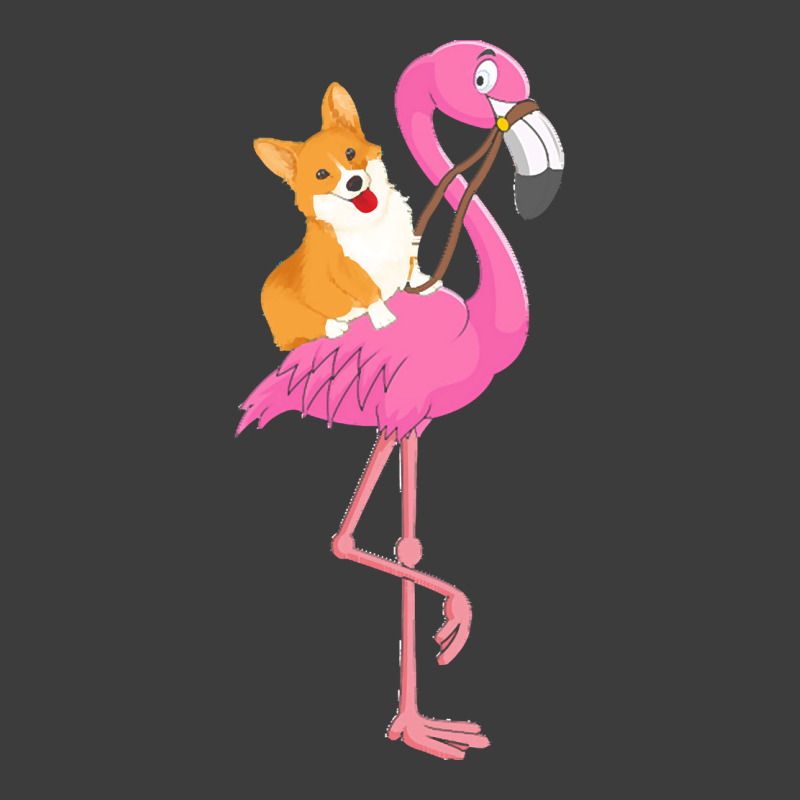 Corgi T  Shirt Corgi Rider Flamingo Funny T  Shirt Men's Polo Shirt | Artistshot