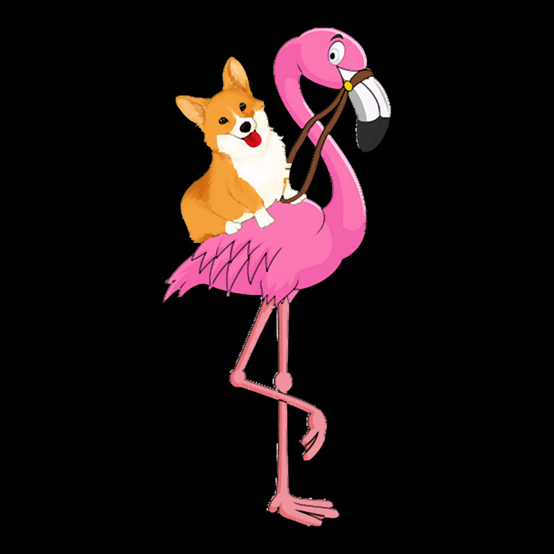 Corgi T  Shirt Corgi Rider Flamingo Funny T  Shirt Unisex Jogger | Artistshot