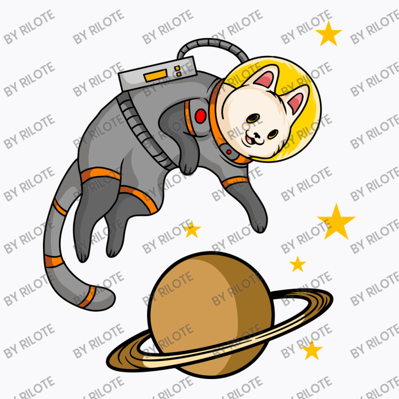 Cat Astronaut Cartoon T-shirt | Artistshot