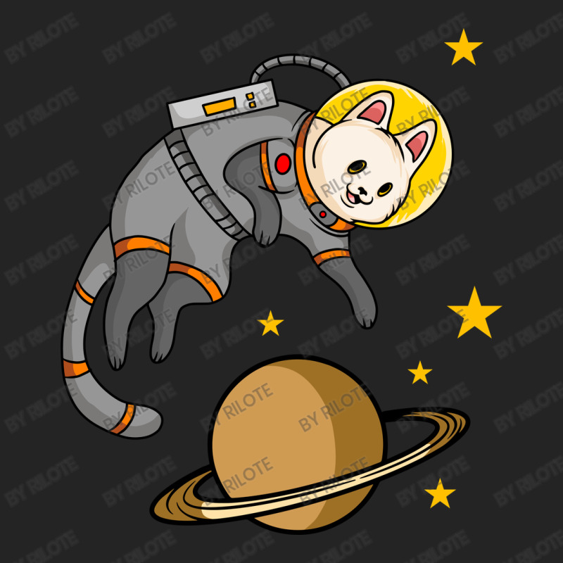 Cat Astronaut Cartoon 3/4 Sleeve Shirt | Artistshot