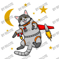 Astronaut Cat Flies Into Space Crewneck Sweatshirt | Artistshot