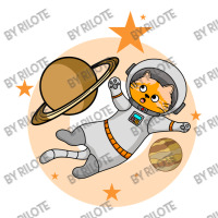 Astronaut Cat Flying In Space Amazed To See Planet Mart Paper Bag -13 X 7 X 17 | Artistshot