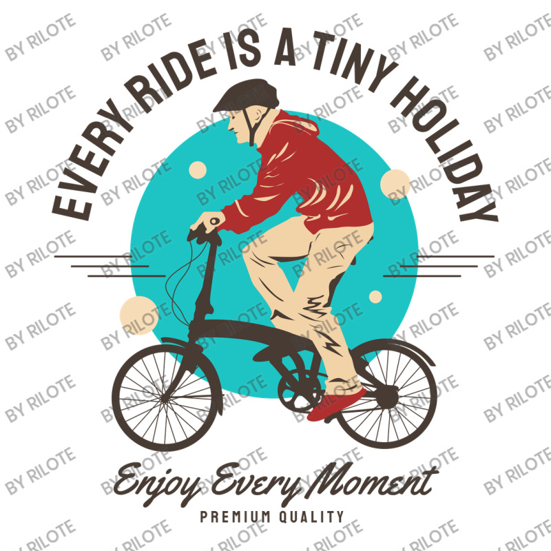 Every Ride Is A Tiny Holiday Bike Bmx Raglan Crop Top by rilote | Artistshot