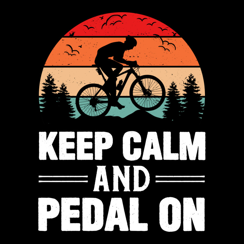 Keep Calm And Pedal On Cycling Camo Snapback | Artistshot