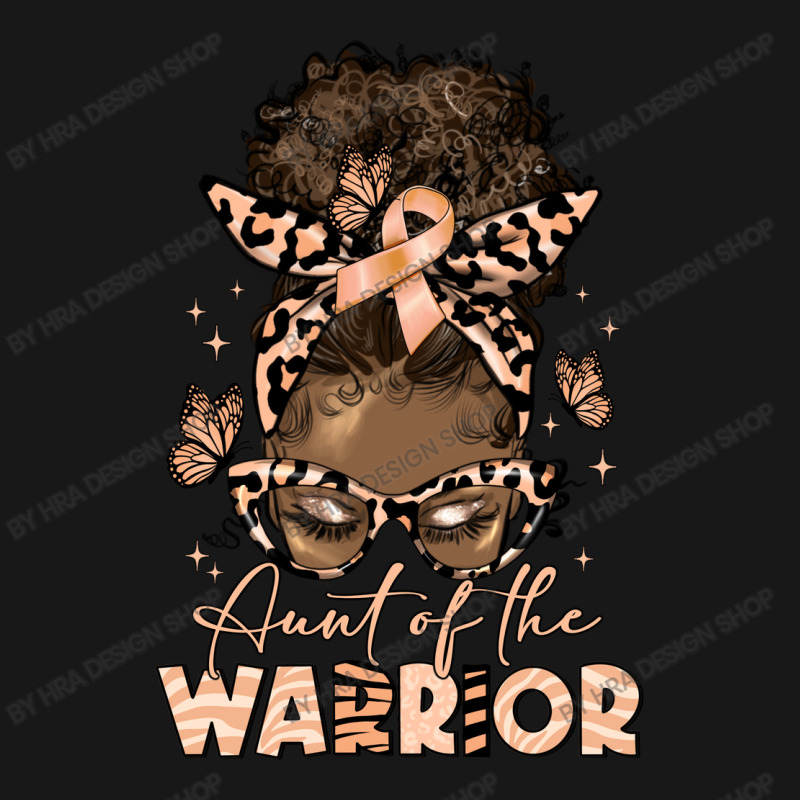 Aunt Of The Warrior Endometrial Cancer Flannel Shirt | Artistshot