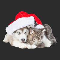 Cute Siberian Husky Puppy Santa Hat Image Christmas Cat Dog Premium T Baseball Cap | Artistshot