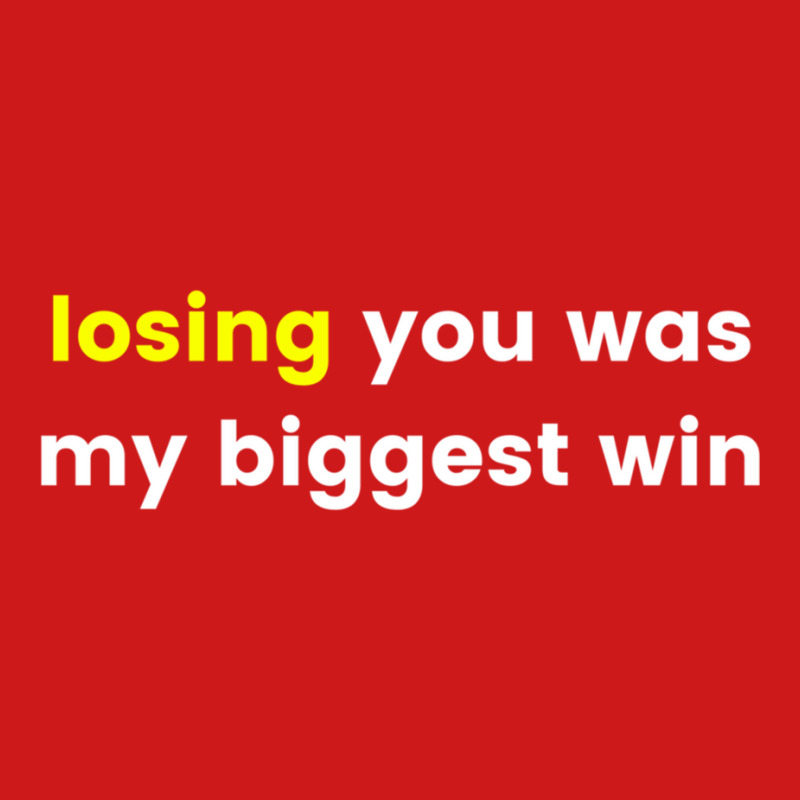 Losing You Was My Biggest Win Baseball Cap | Artistshot