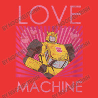 Transformers Bumblebee Valentines Day Love Machine V-neck Mesh Cap | Artistshot