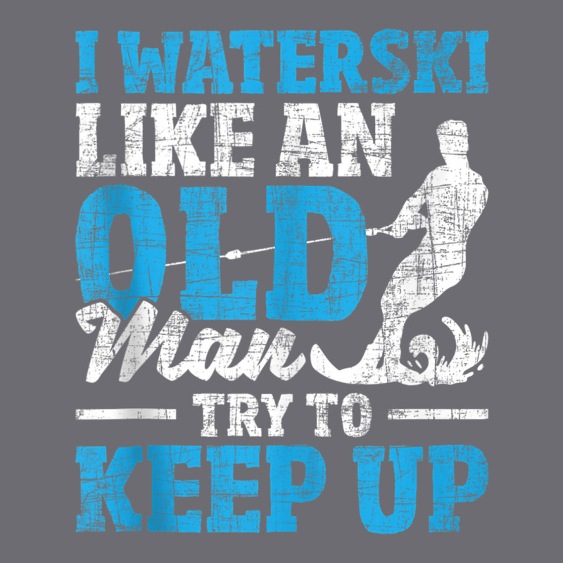 I Waterski Like An Old Man   Grandpa Waterskier Waterskiing Tank Top Mesh cap by cm-arts | Artistshot