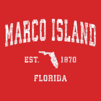 Marco Island Florida Fl Vintage Athletic Sports Design T Shirt Trucker Cap | Artistshot