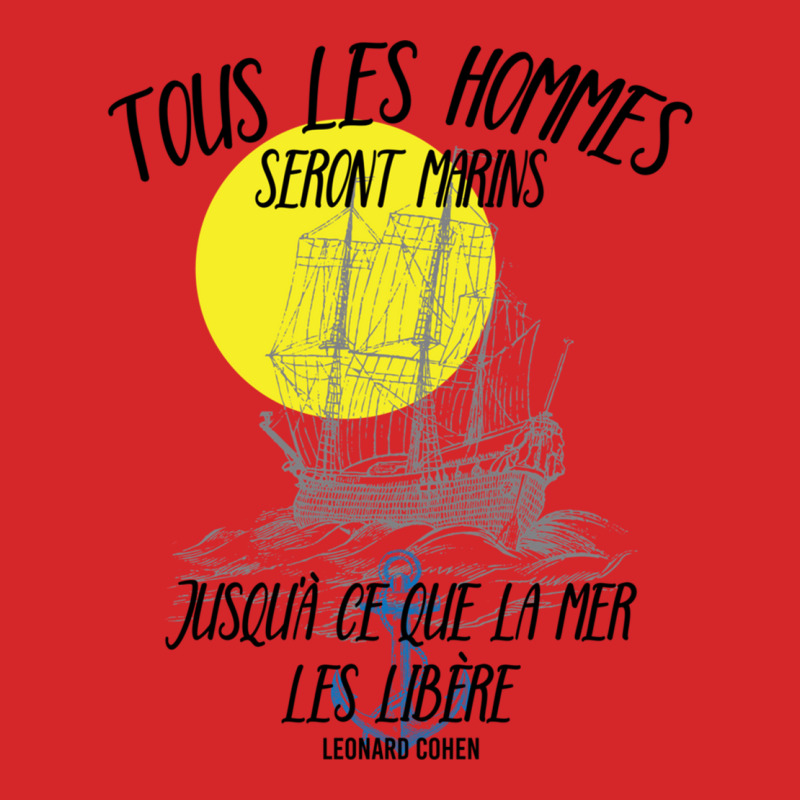 Leonard Cohen Tous Les Hommes Seront Marins  Suzanne Premium Scoop Trucker Cap | Artistshot