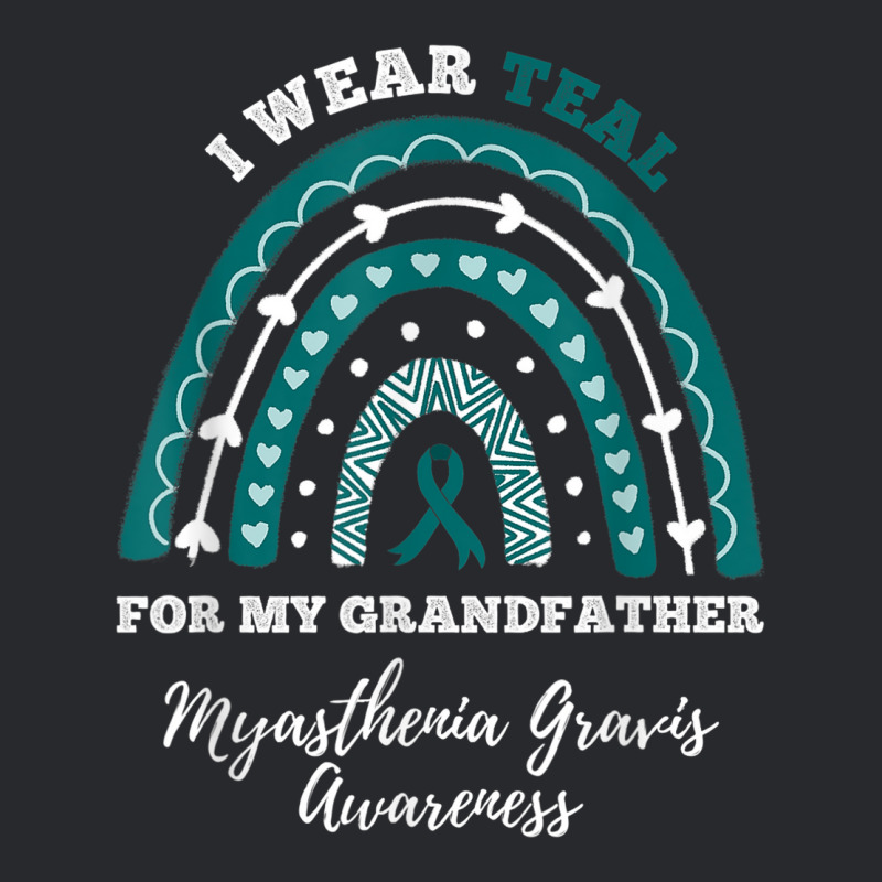 Rainbow I Wear Teal Grandfather Myasthenia Gravis Awareness Trucker Cap | Artistshot