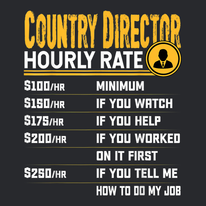 Funny Country Director Hourly Rate Trucker Cap by Aquarius | Artistshot