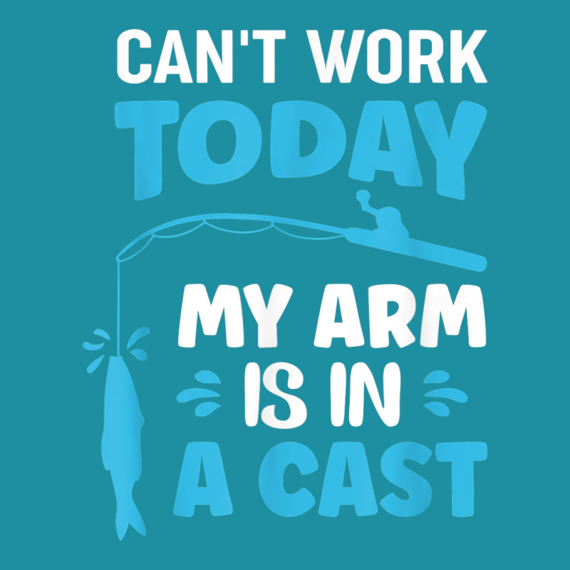 Can't Work Today My Arm Is In A Cast Fishing T Shirt Flat Bill Snapback Cap | Artistshot