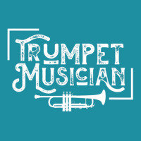 Trumpet Musician Player Trumpeter Flat Bill Snapback Cap | Artistshot