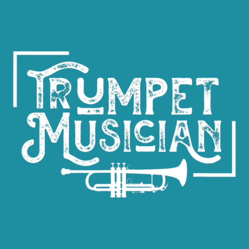 Trumpet Musician Player Trumpeter Flat Bill Snapback Cap by cm-arts | Artistshot