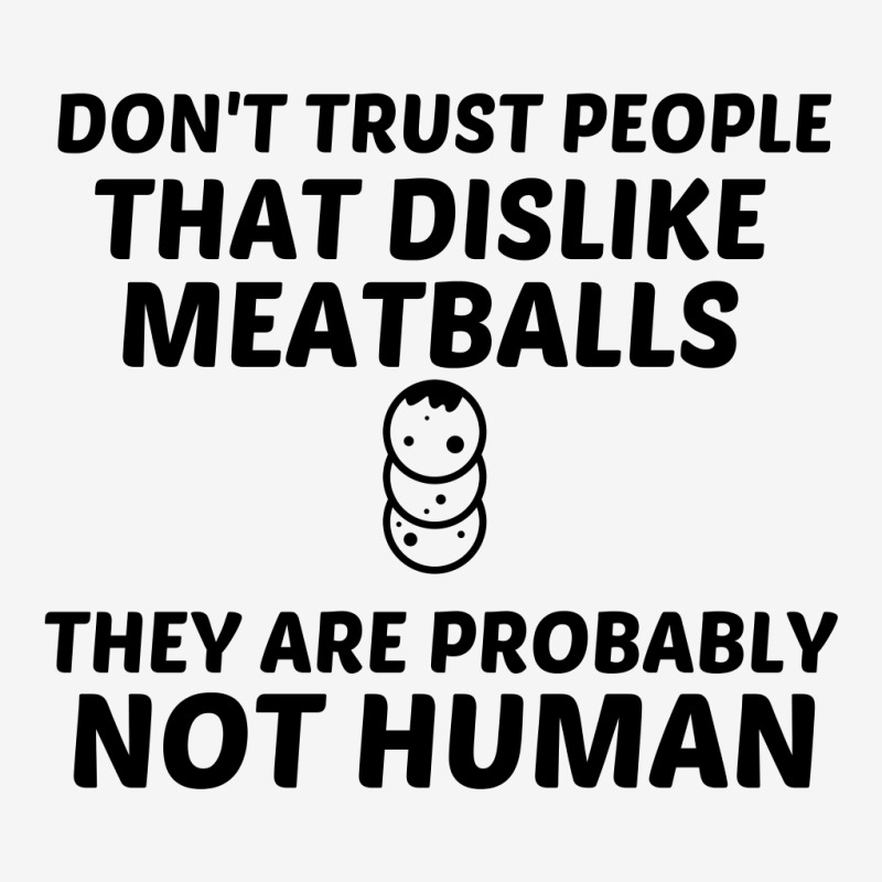 Meatballs Dislike Not Human Scorecard Crop Tee by Perfect Designers | Artistshot