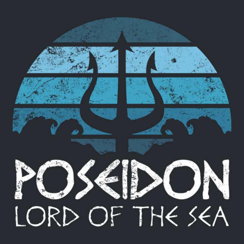 Poseidon Trident Hoodie Greek Gods Lord Of The Sea Pullover Hoodie Flat Bill Snapback Cap | Artistshot