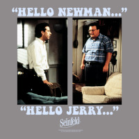 Seinfeld Newman And Jerry Long Sleeve T Shirt Flat Bill Snapback Cap | Artistshot