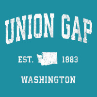 Womens Union Gap Washington Wa Vintage Athletic Sports Design V Neck T Flat Bill Snapback Cap | Artistshot